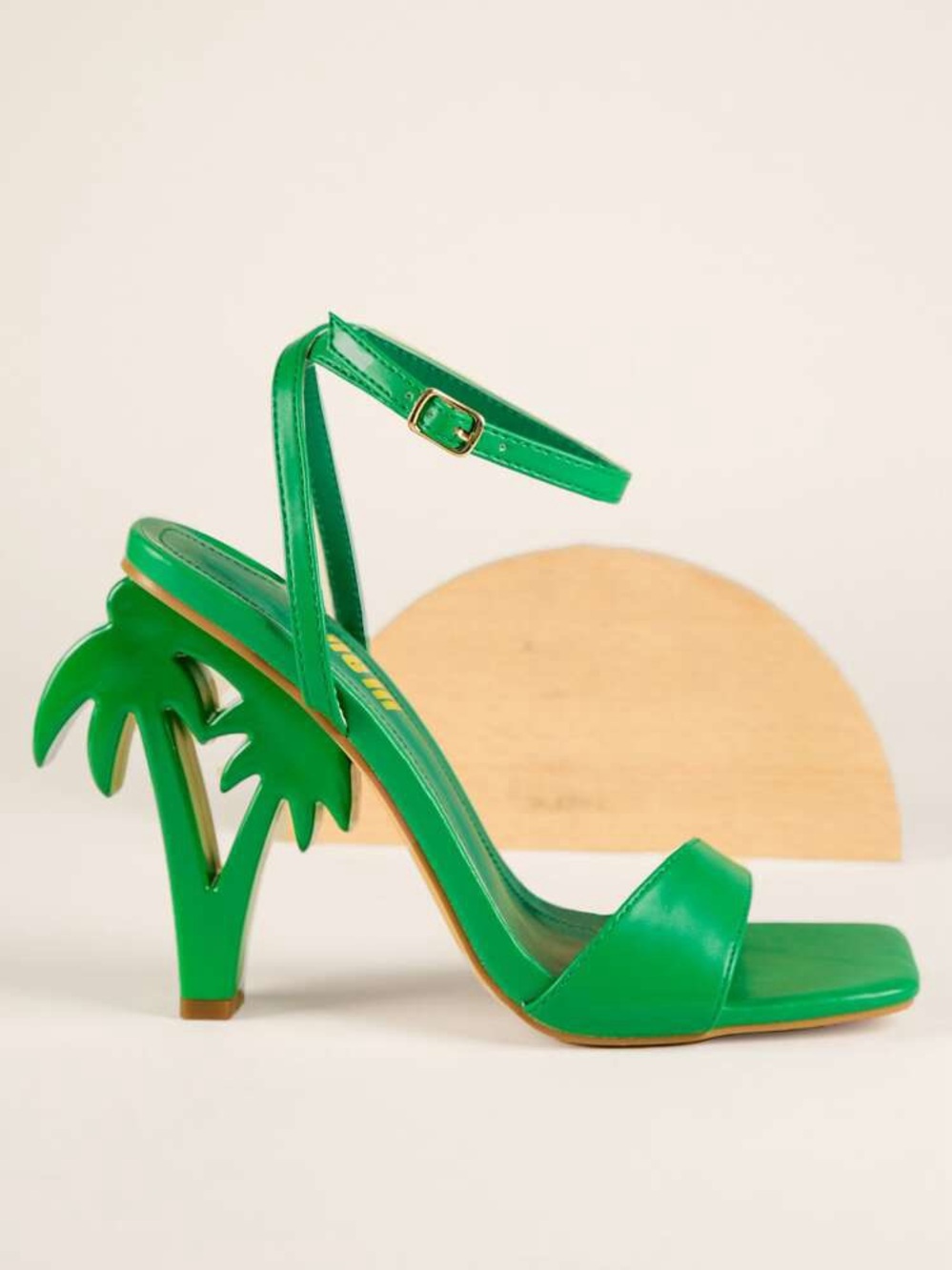 Palm Tree Sculpted Summer Heels 🌴 NWOT